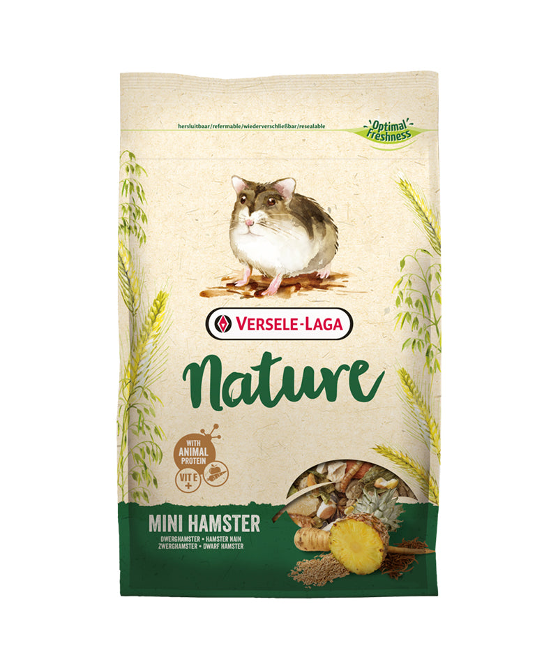 thumbnail image 2 of Versele Laga Nature Mini Hamster Food - 400g Healthy Hamster Diet With Fruits & Vegetables 2 of 9