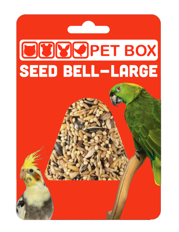 Pet Box Seed Bell Parrot