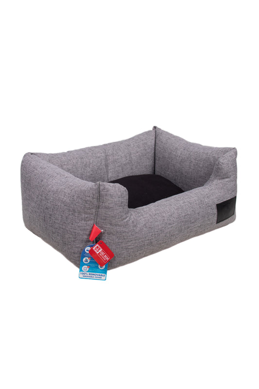 Pet Box Grey Upholstery Bed