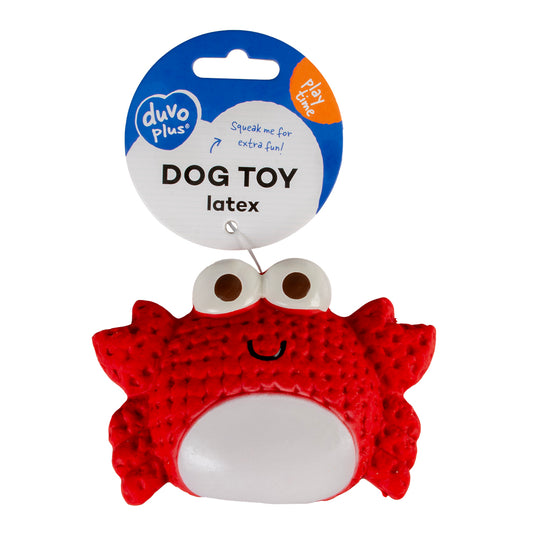 Duvo Dog Toy Latex Crab