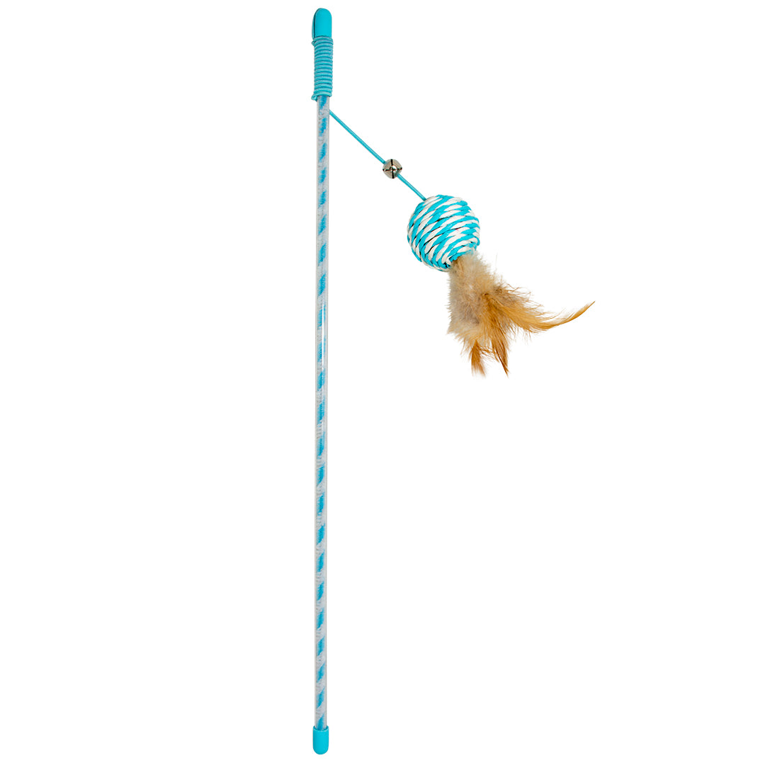 Duvo Cat Toy Play Rod Paper Ball