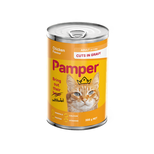 Pamper Adult Chunks In Gravy Chicken 385g