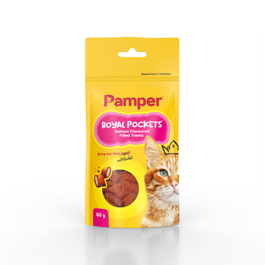 Pamper Royal Pockets Salmon 60g