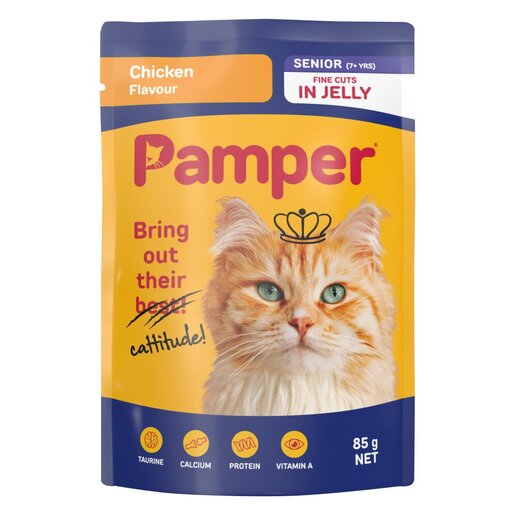 Pamper Senior Chicken 85g