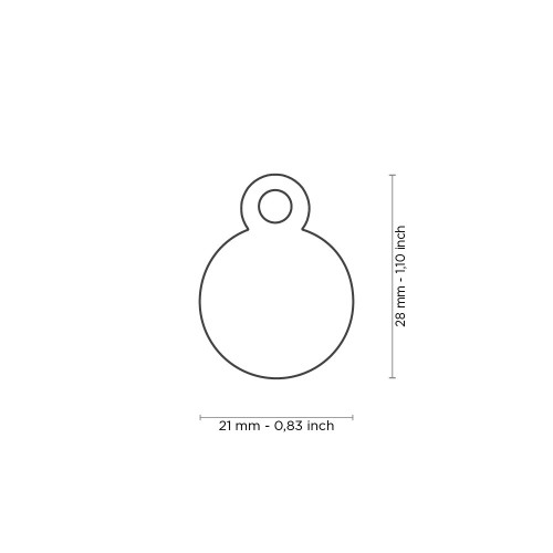 My Family Tag Basic Round Small